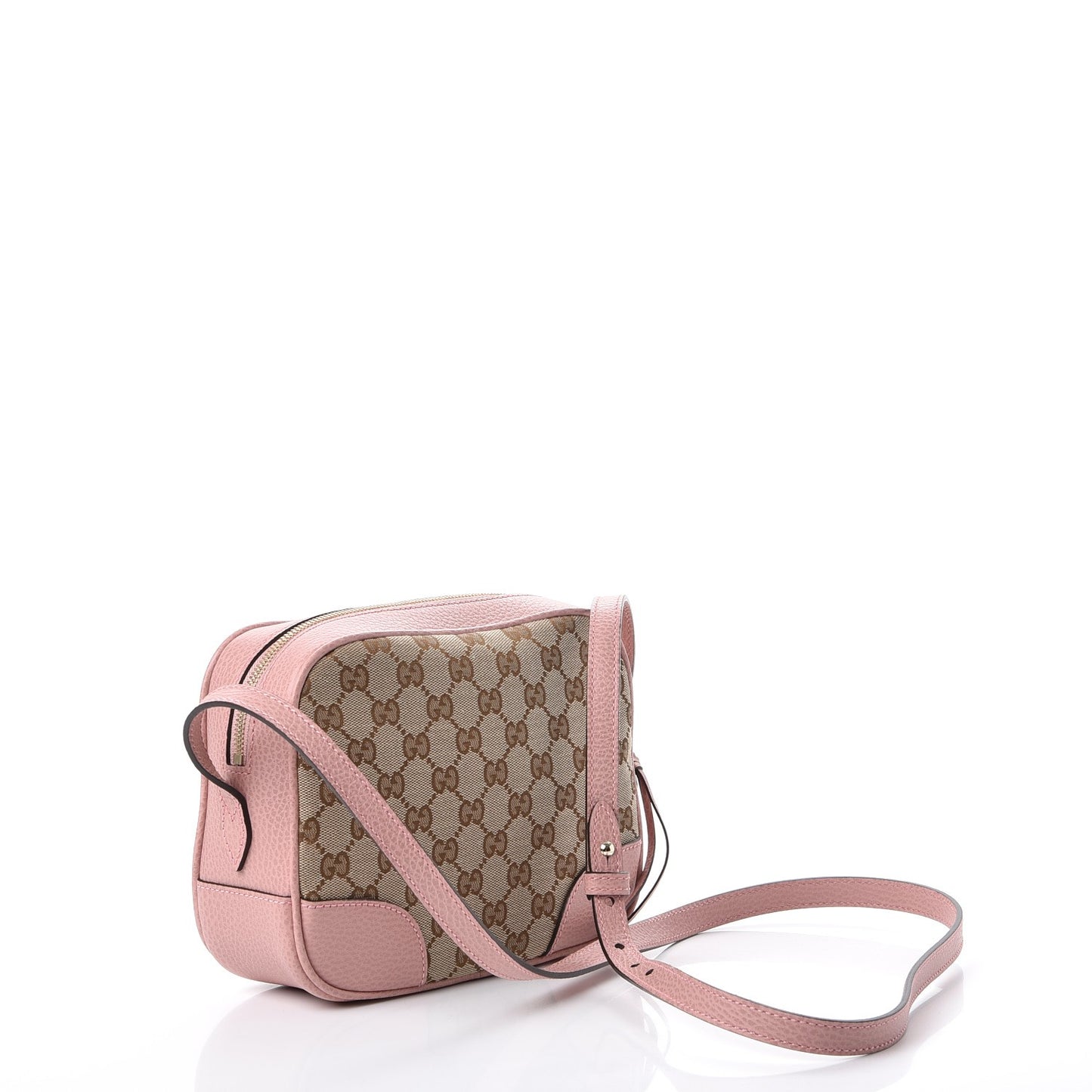 Monogram Mini Bree Messenger Bag Beige Soft Pink
