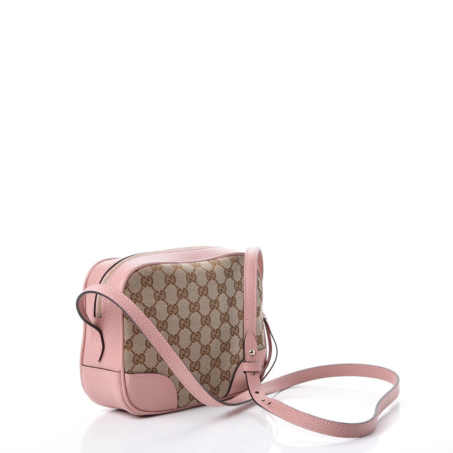 Gucci Monogram Mini Bree Messenger Bag Beige Soft Pink 3 of 7