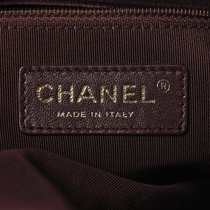 Chanel Lambskin Large Shopping Chain Tote Black 6 of 10