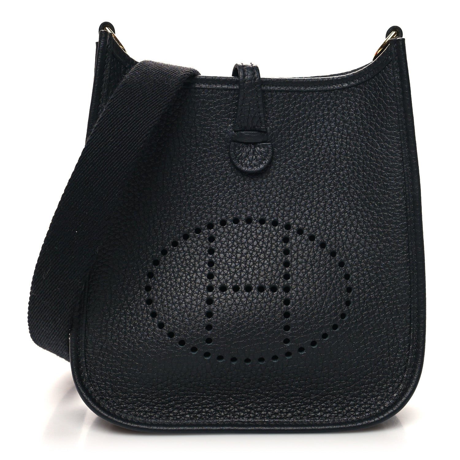 Hermes Taurillon Clemence Evelyne TPM Black 1 of 11