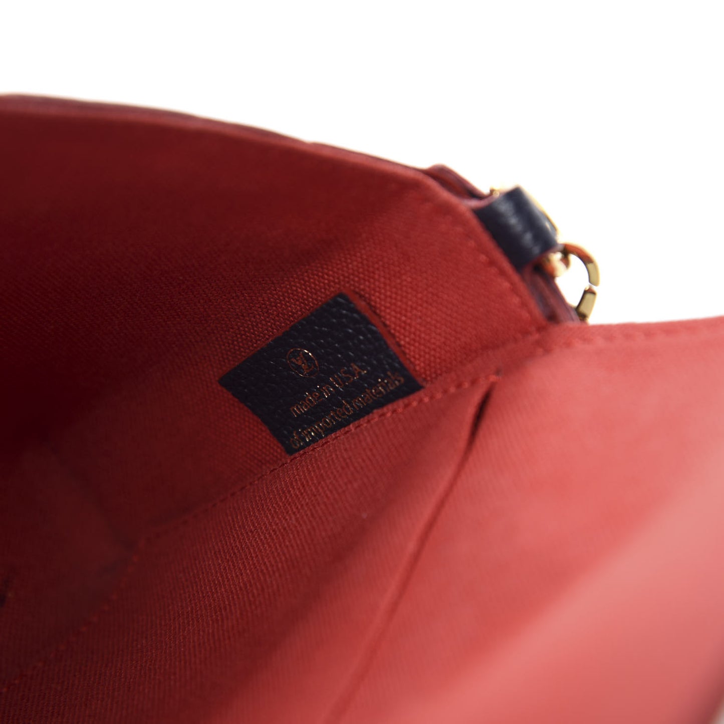 Empreinte Pochette Felicie Chain Wallet Marine Rouge