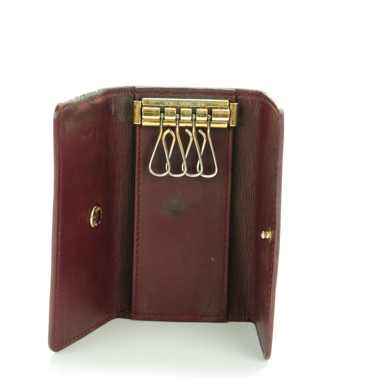 Louis Vuitton Vernis Multicles 4 Key Holder Rouge Fauviste 7 of 7