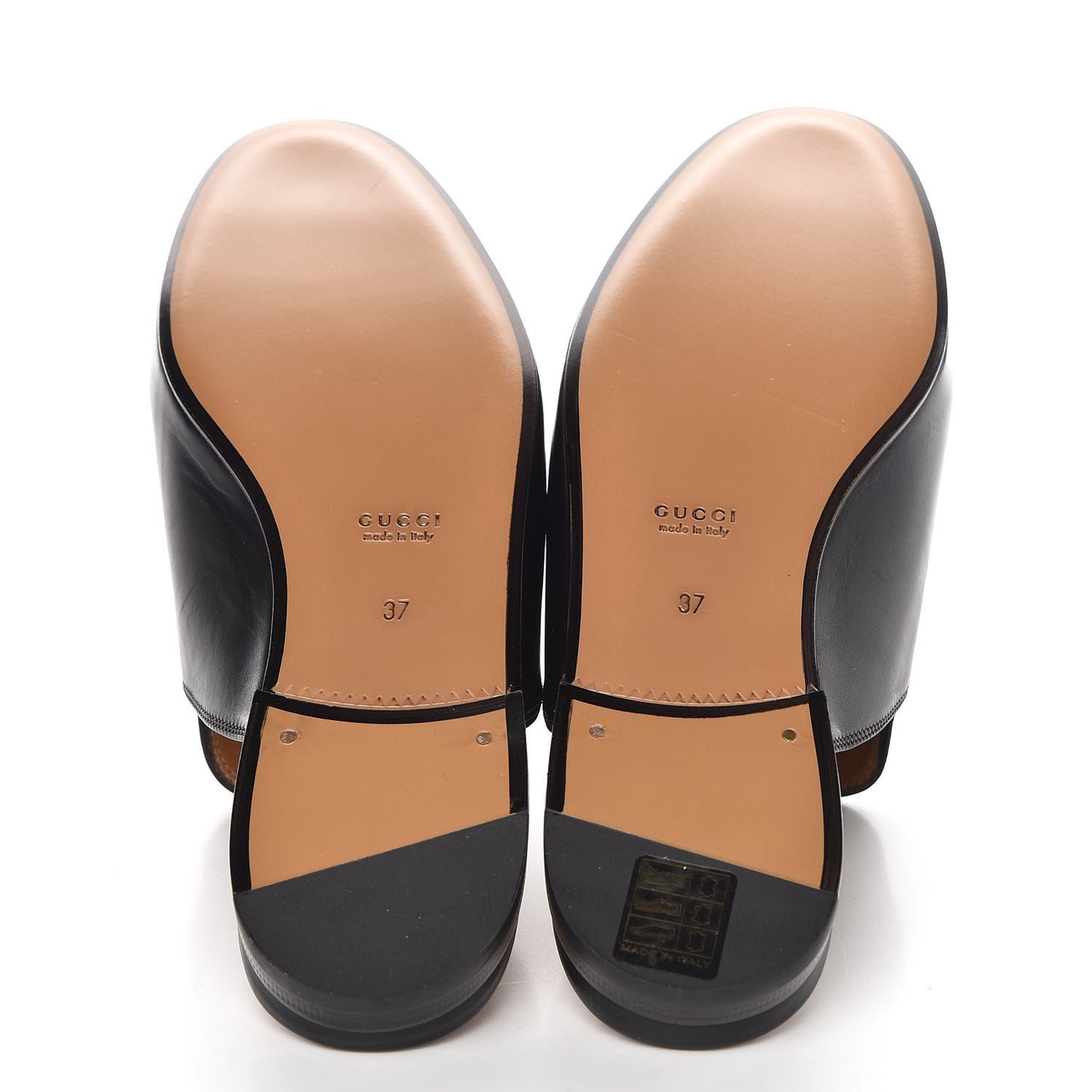 Calfskin Womens Princetown Slippers 37 Black