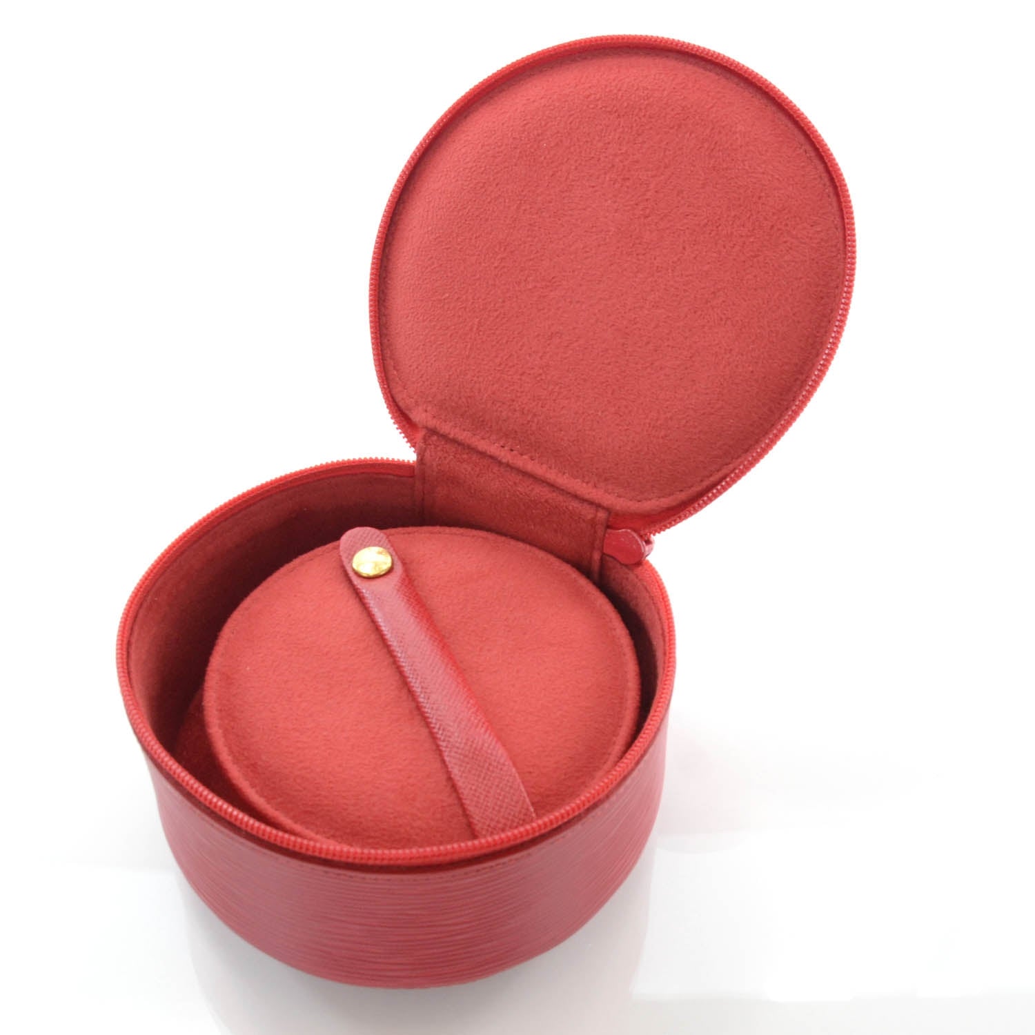 Louis Vuitton Epi Ecrin Bijoux 12cm Jewelry Box Red 4 of 7