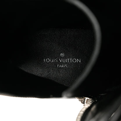 Louis Vuitton Calfskin Monogram Jumble Flat Ankle Boots 38.5 Black 7 of 10