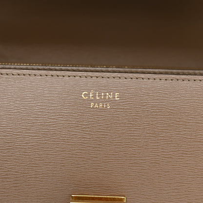 Celine Liege Calfskin Medium Classic Box Flap Bag Taupe 6 of 12