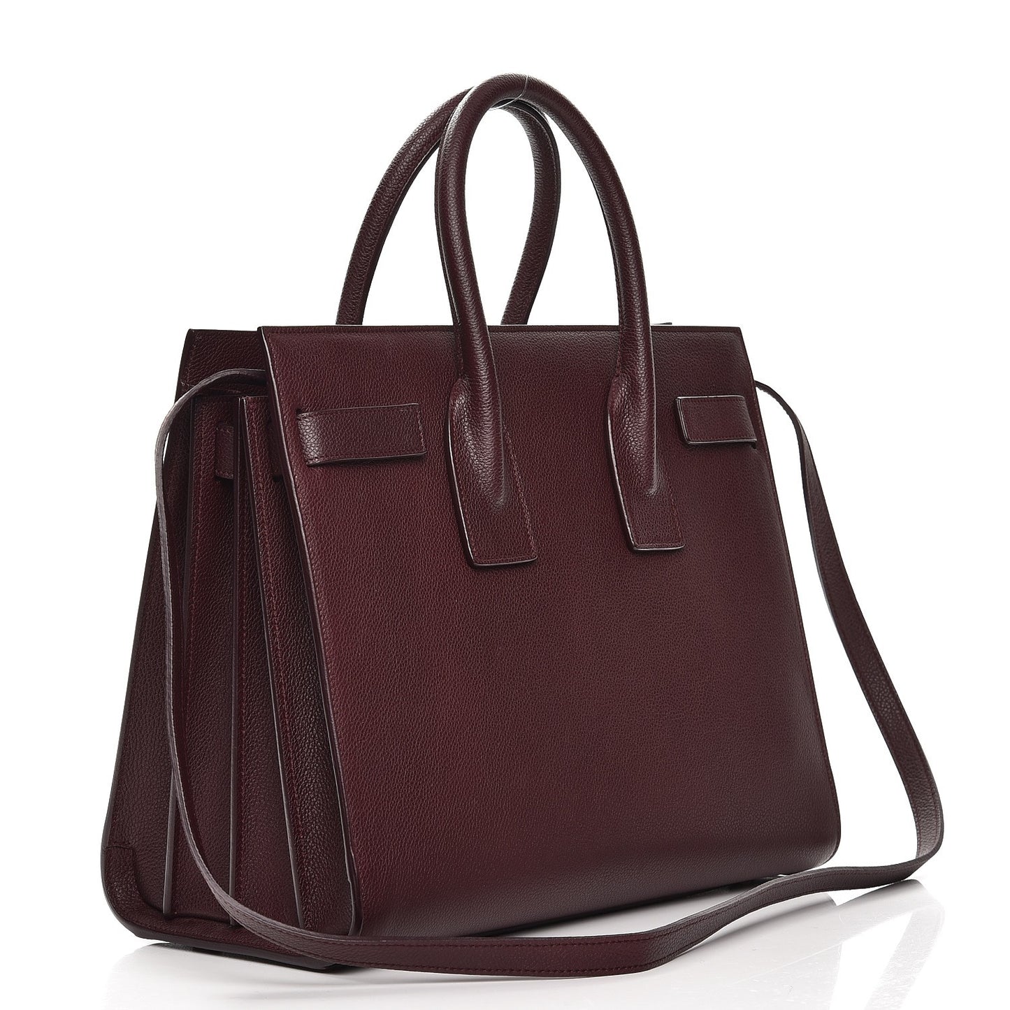 Grained Calfskin Small Sac De Jour Amaranto