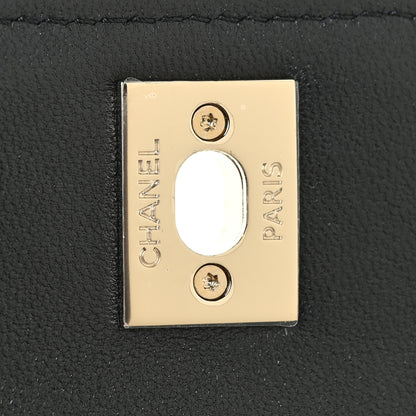 Chanel Lambskin Quilted Mini Trendy CC Chain Wallet Black 11 of 13