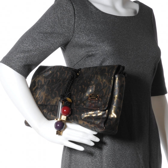Louis Vuitton Leopard Nocturne African Queen Clutch 2 of 7