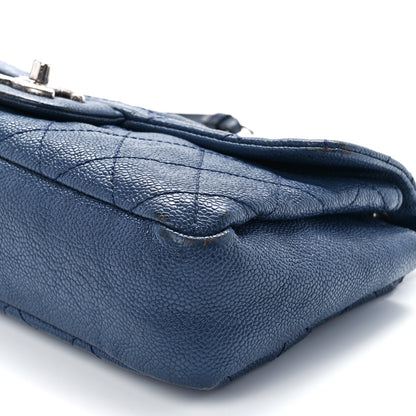 Chanel Caviar Quilted Medium Simply CC Flap Blue 12 of 15