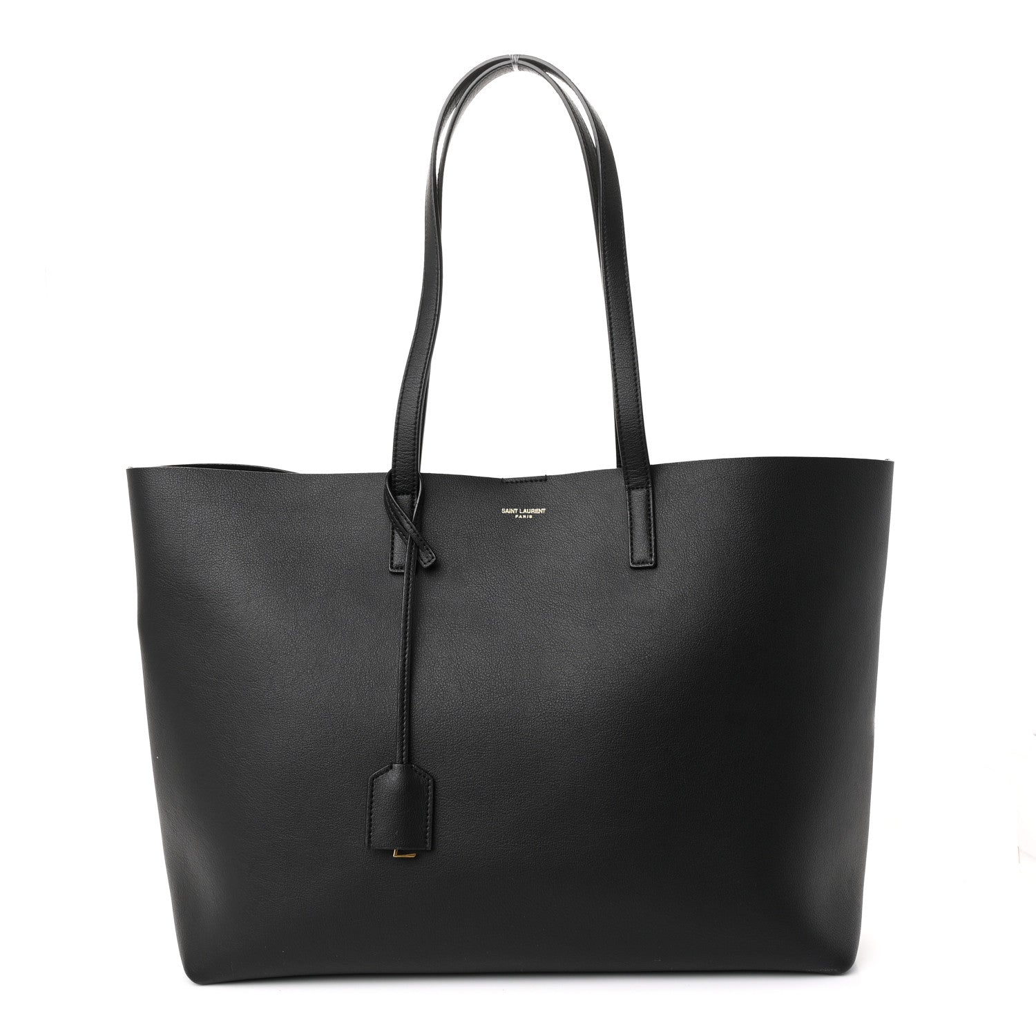 Saint Laurent Calfskin Large Shopping Tote Black 1 of 12