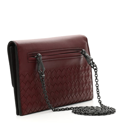 Bottega Veneta Nappa Intrecciato Wallet Bag Gigolo Red 3 of 10