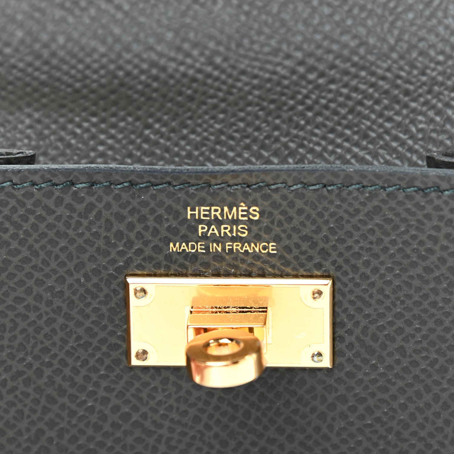 Hermes Epsom Kelly Pocket Compact Wallet Vert De Gris 6 of 7