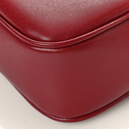 Salvatore Ferragamo Calfskin Vara Bow Camera Bag Carmine 8 of 8