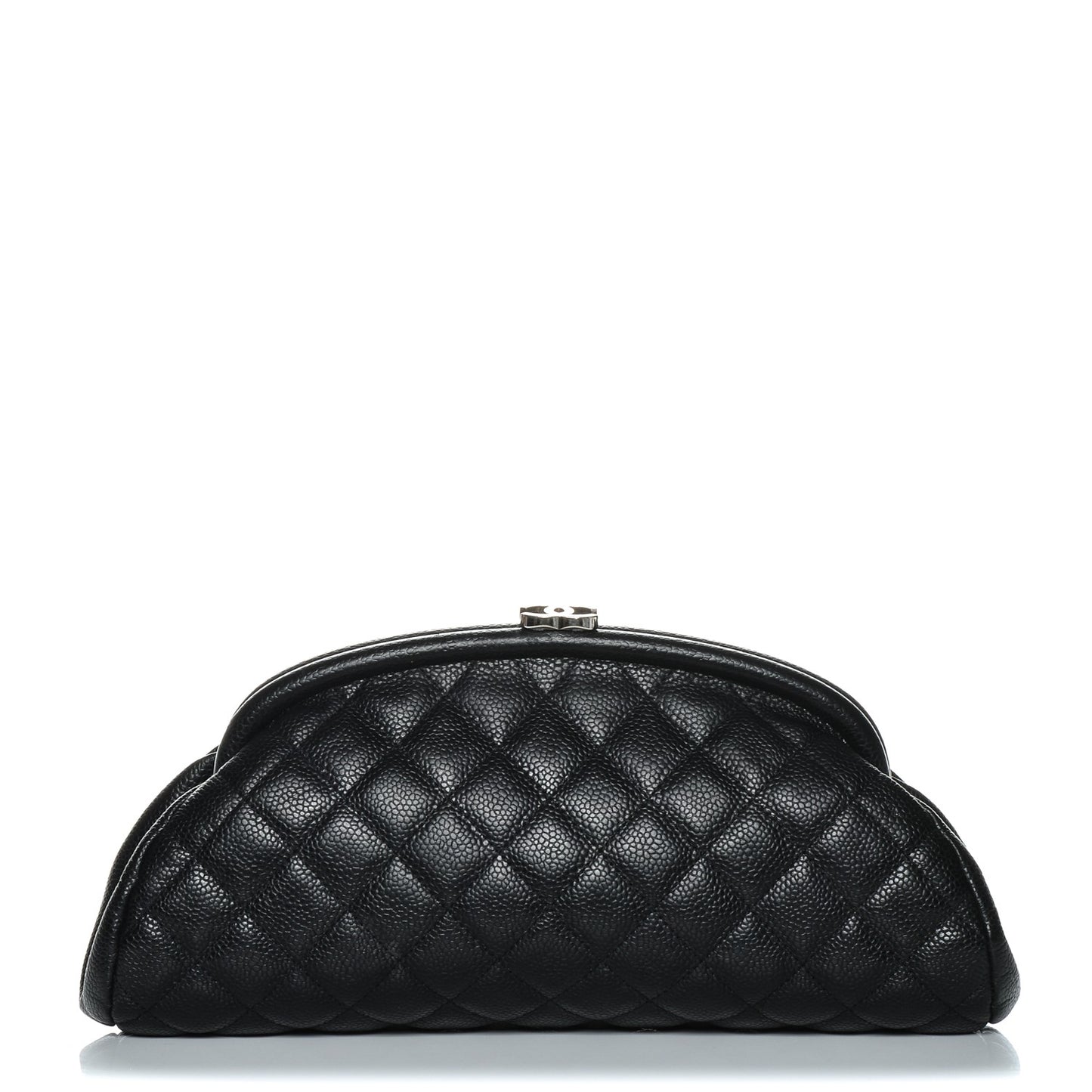 Caviar Quilted Timeless Clutch Black