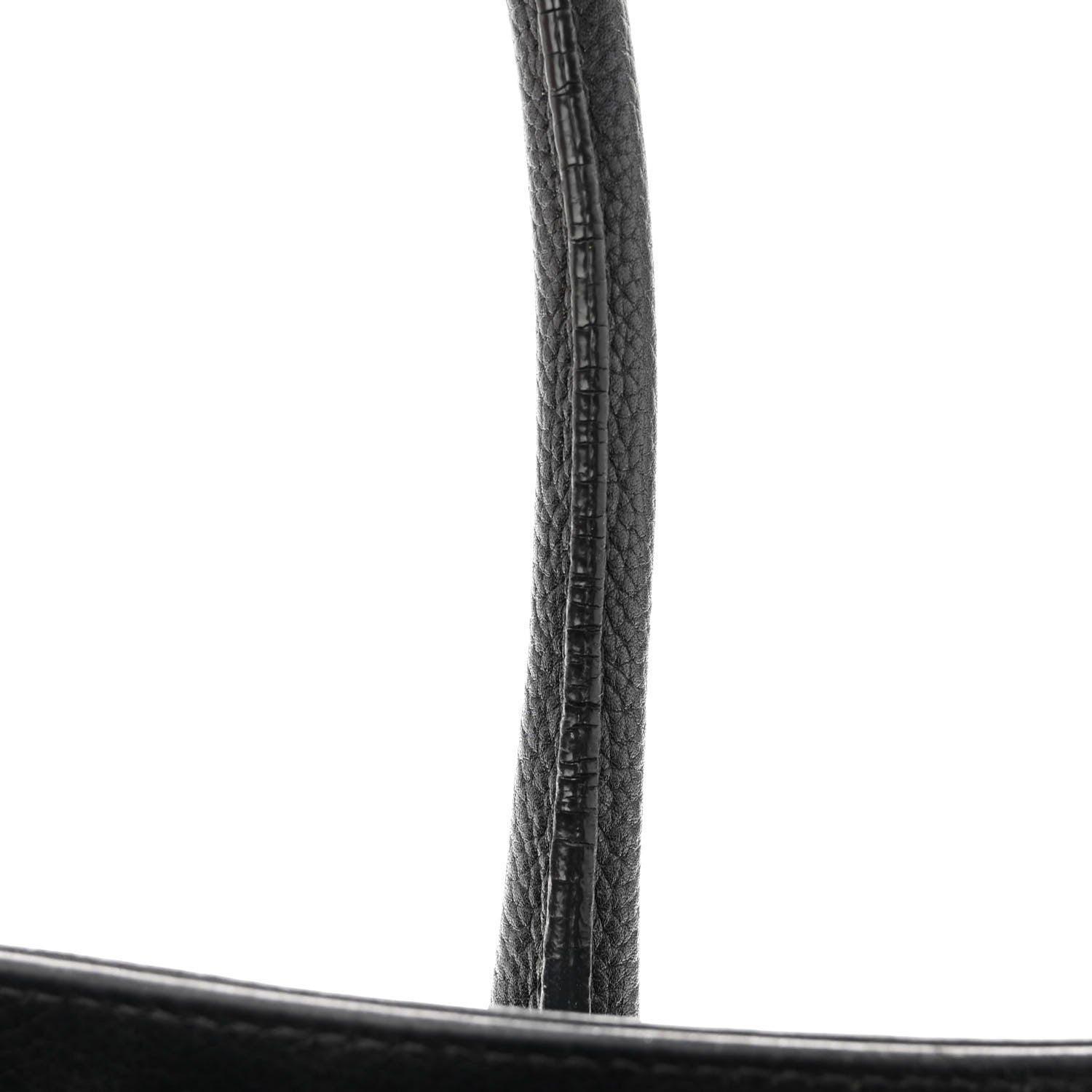 Chanel Calfskin Cerf Executive Shopper Tote Black 11 of 11