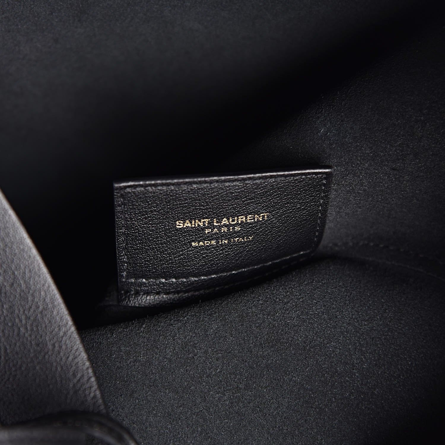 Saint Laurent Calfskin Large Shopping Tote Black 6 of 11