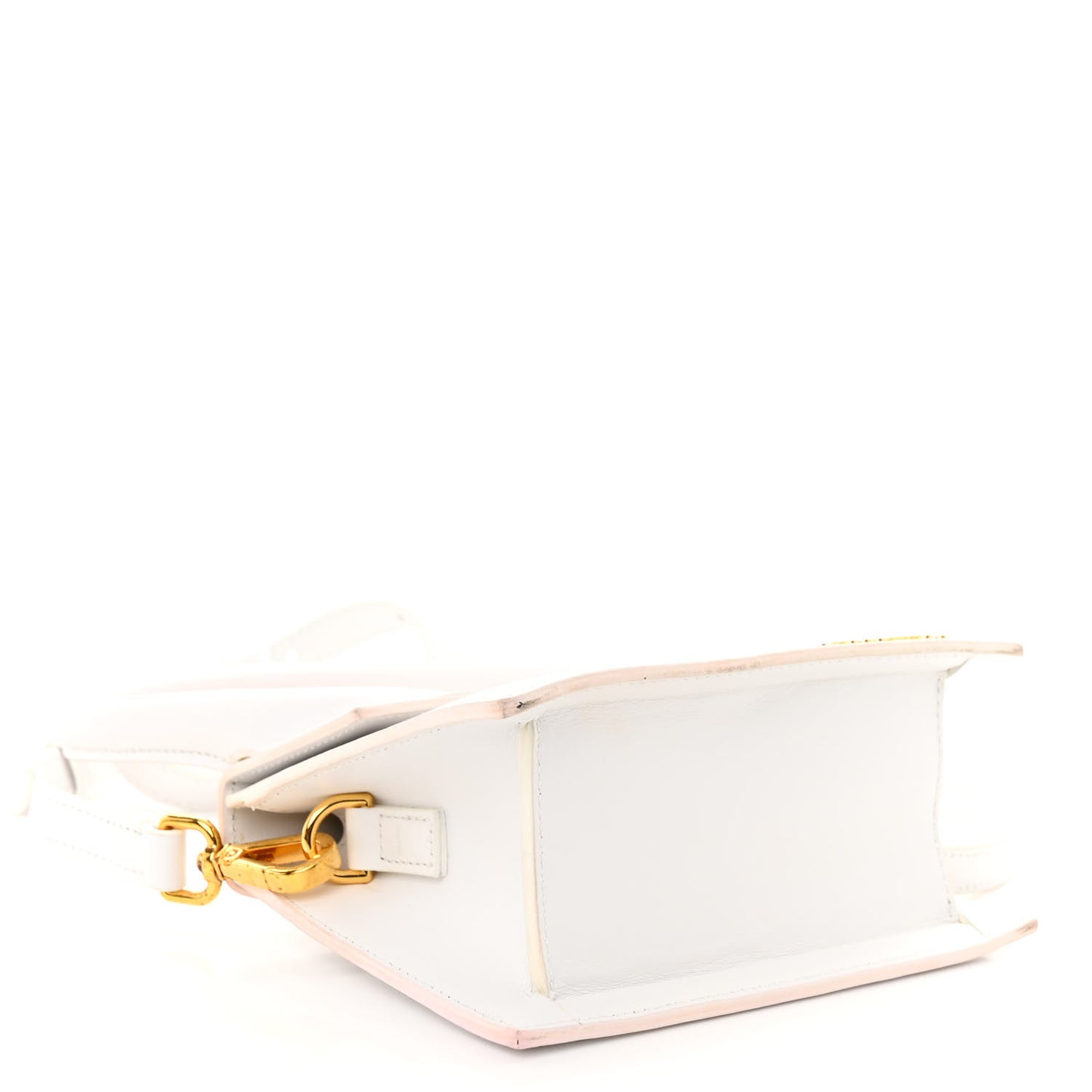 Smooth Calfskin Le Chiquito Moyen White