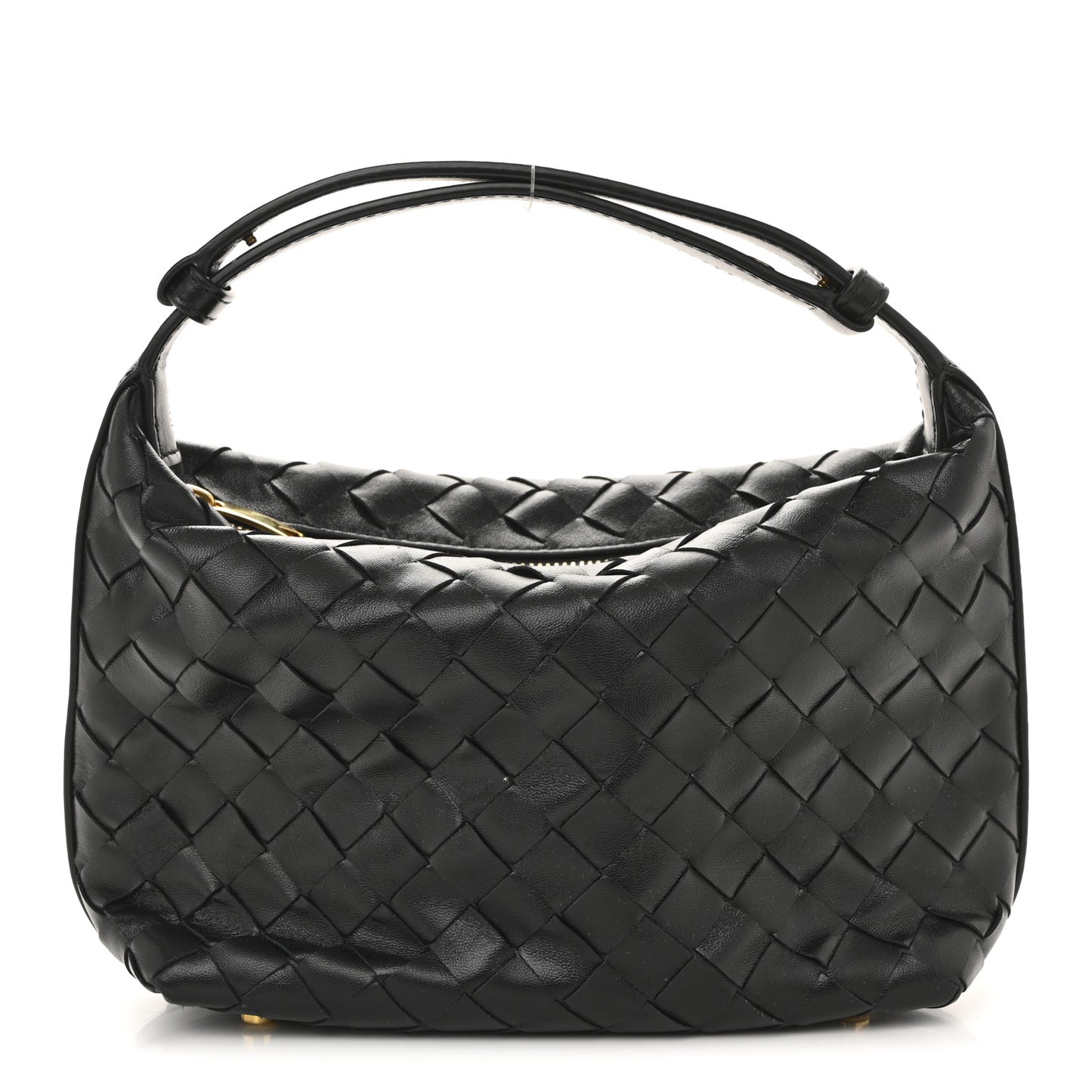 Calfskin Nappa Intrecciato Mini Wallace Black