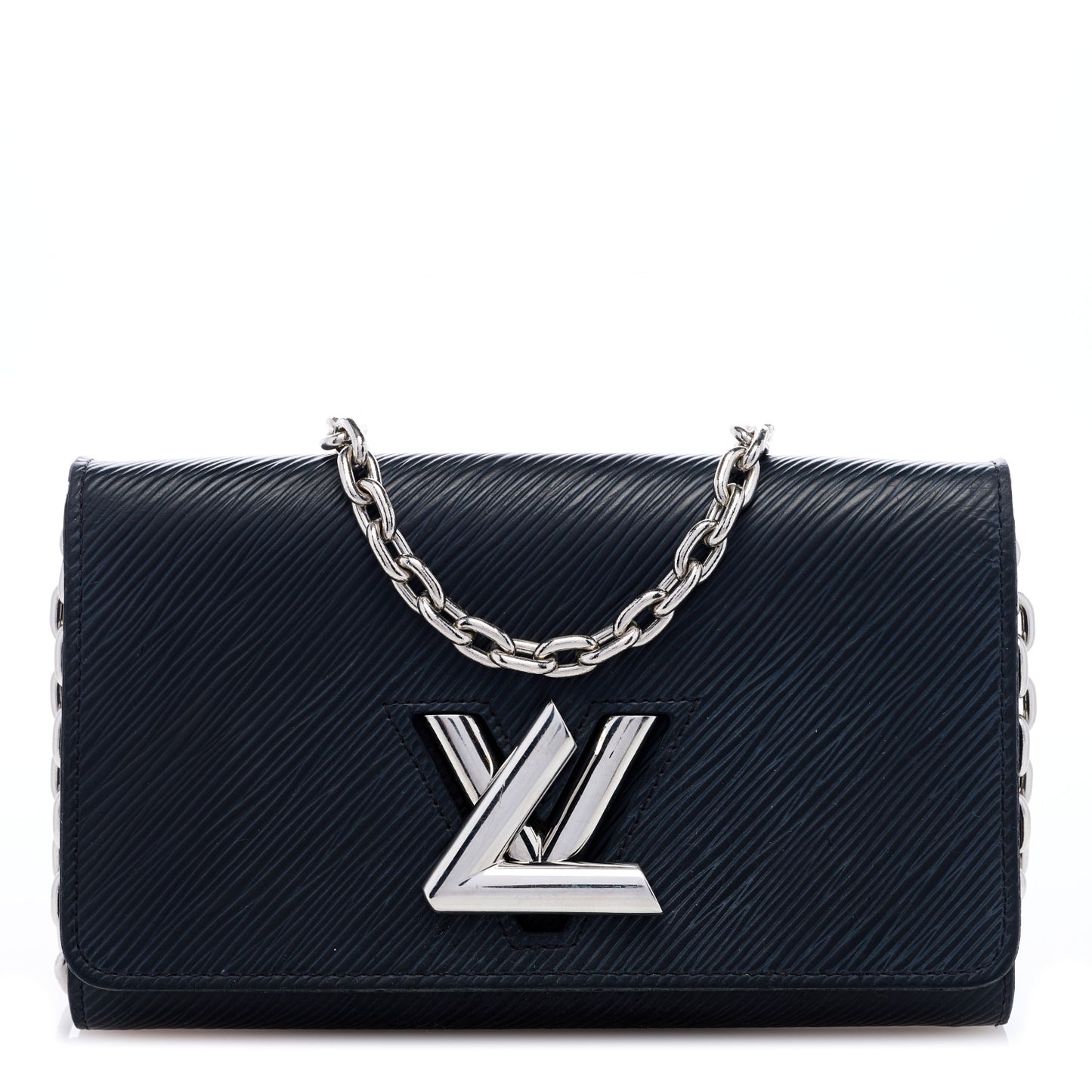 Epi Twist Chain Wallet Black