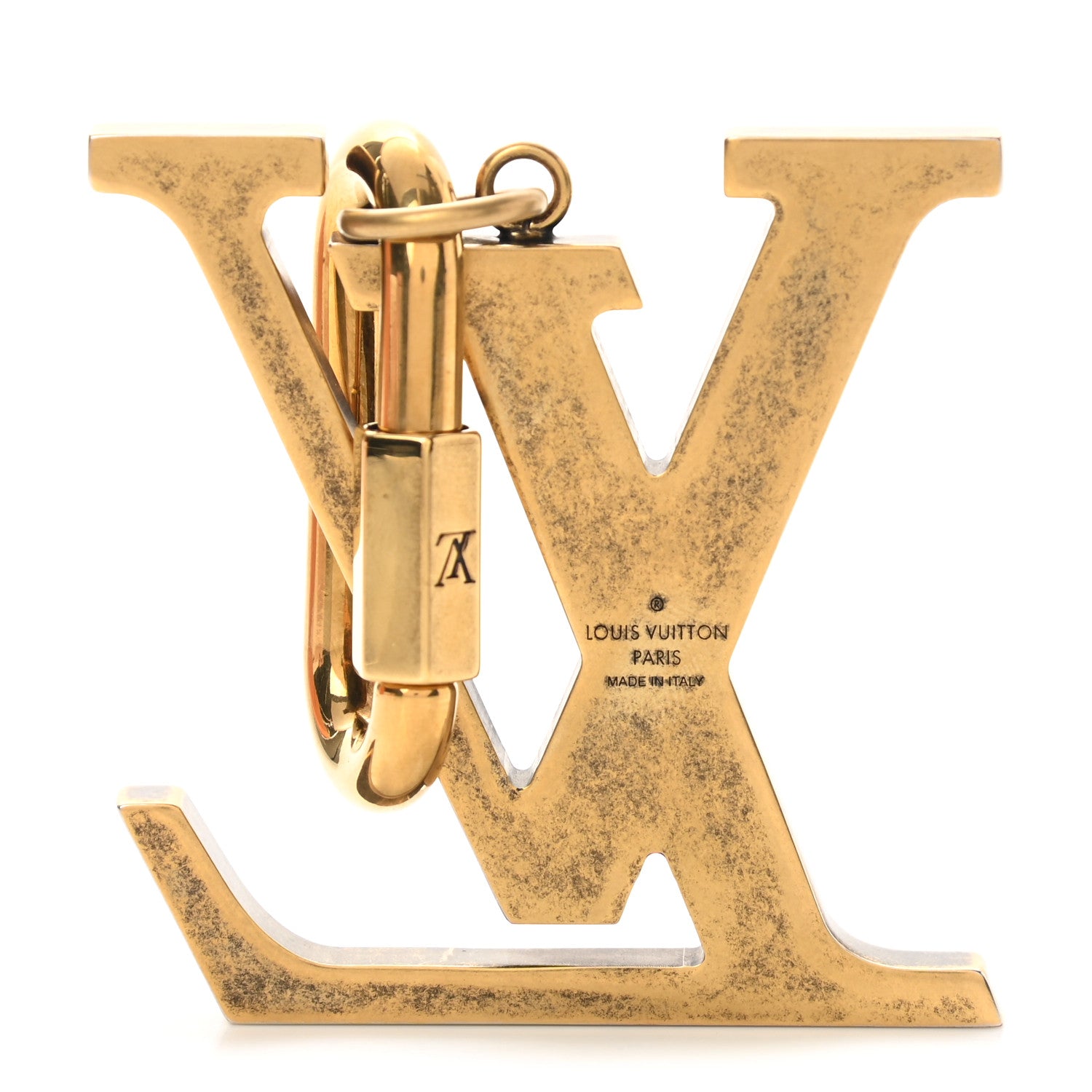Louis Vuitton Enamel LV Flag Bag Charm Key Holder Multicolor 3 of 5