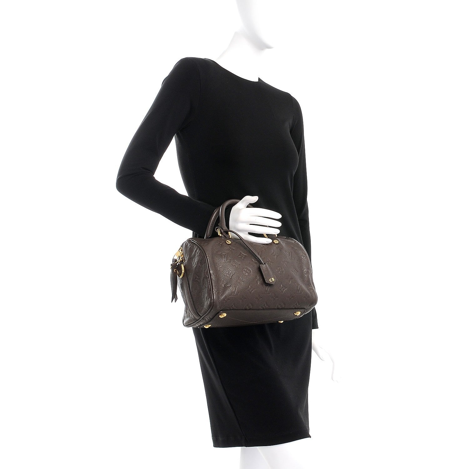 Louis Vuitton Empreinte Speedy Bandouliere 25 Terre 3 of 13