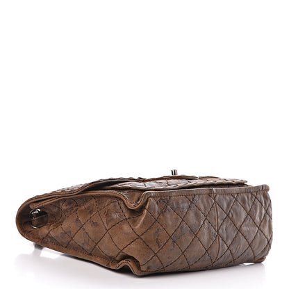 Chanel Aged Crumpled Calfskin Small Vintage Flap Brown 4 of 11