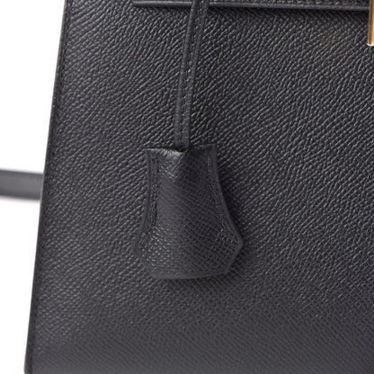 Hermes Epsom Kelly Sellier 25 Black 14 of 34