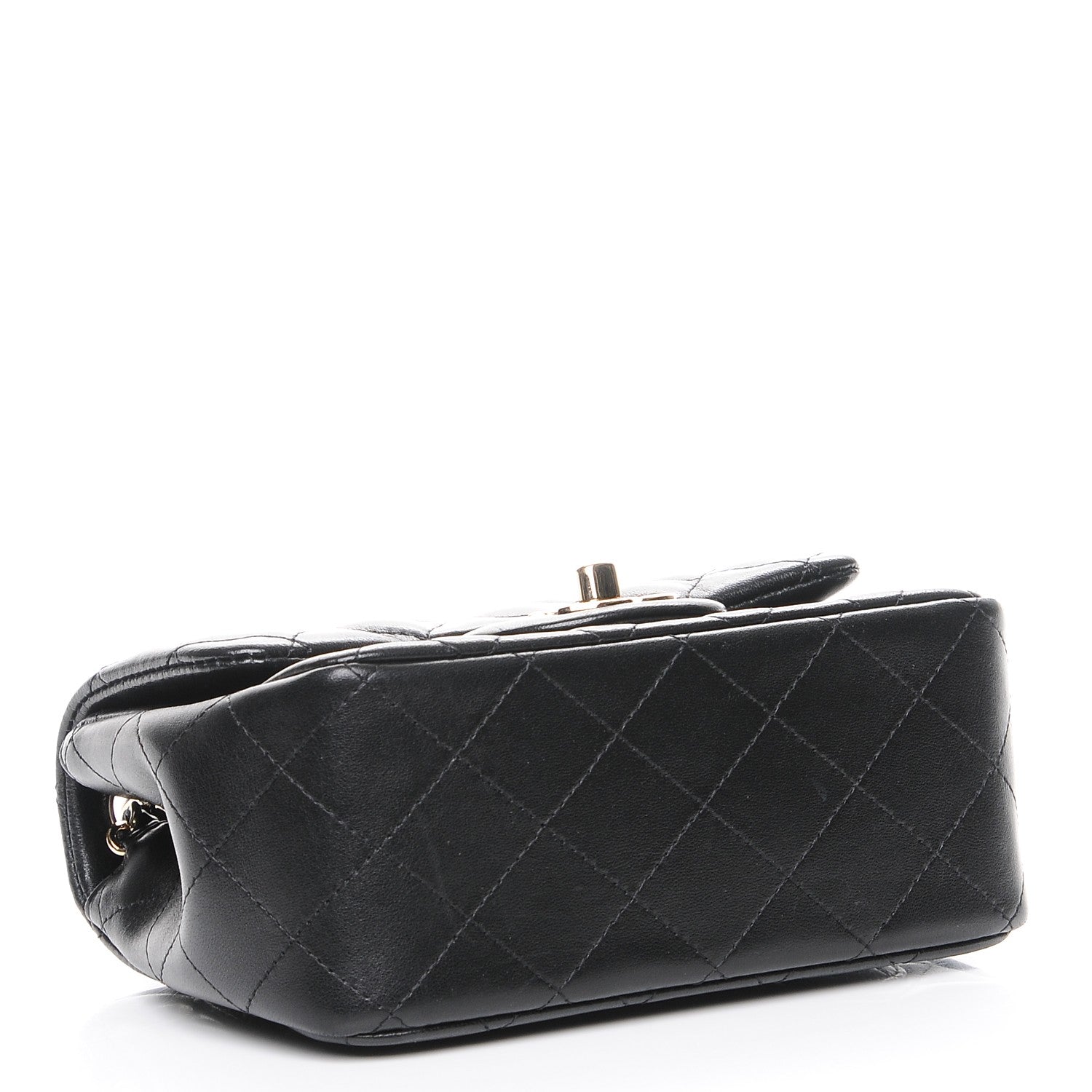 Chanel Lambskin Quilted Mini Square Flap Black 4 of 8