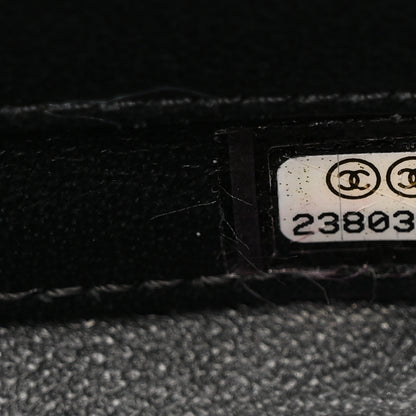 Chanel Caviar Quilted Small CC Filigree Vanity Case White Black 7 of 11