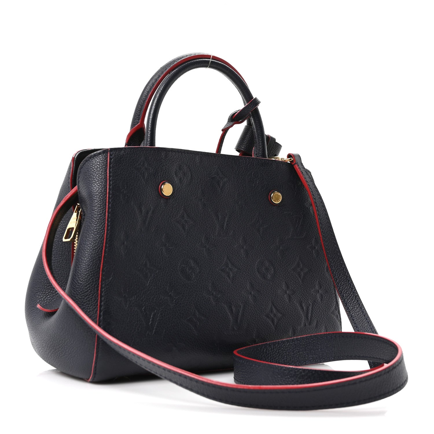 Louis Vuitton Empreinte Montaigne BB Marine Rouge 3 of 9