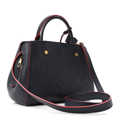 Louis Vuitton Empreinte Montaigne BB Marine Rouge 3 of 9