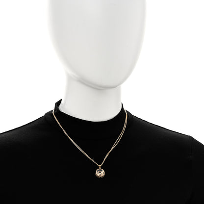 Chopard 18K Yellow Gold Diamond Happy Spirit Pendant Necklace 2 of 5