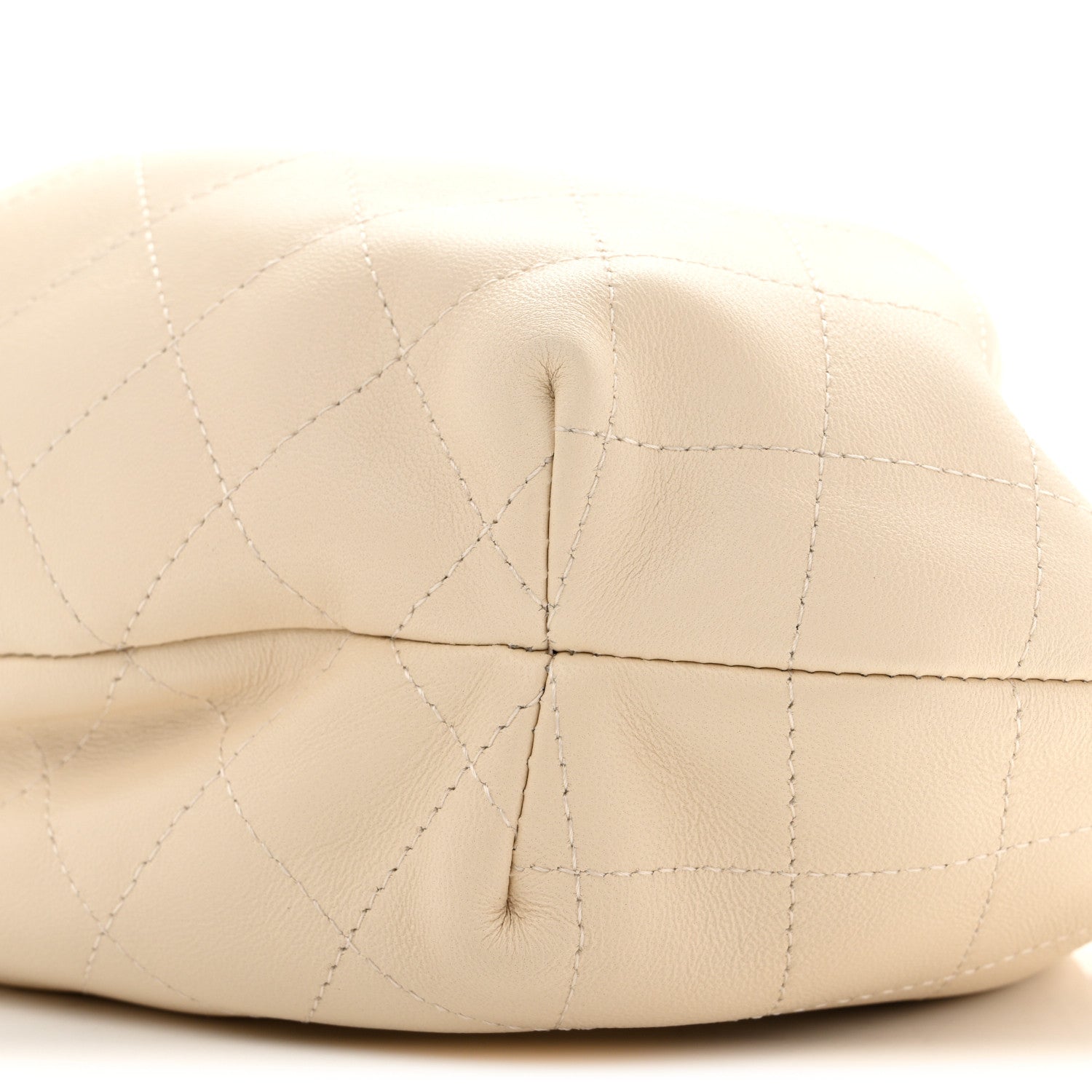 Chanel Lambskin Plexiglass Tortoise Shell Quilted Small Pouch Light Beige 10 of 10