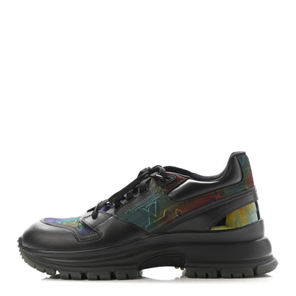 Louis Vuitton Calfskin Monogram 2054 Trail Sneakers 9 Black Multicolor 1 of 9