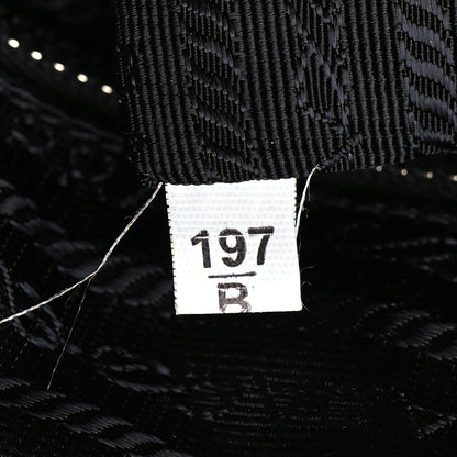 Prada Nylon Tessuto Impuntu Quilted Shoulder Bag Black 7 of 7