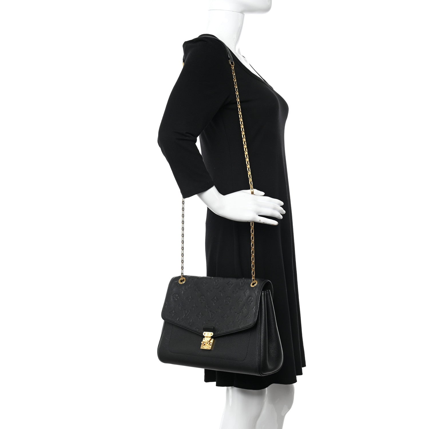 Louis Vuitton Empreinte Saint Germain MM Black 2 of 14