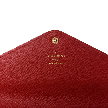 Louis Vuitton Damier Ebene Josephine Wallet Red 8 of 10