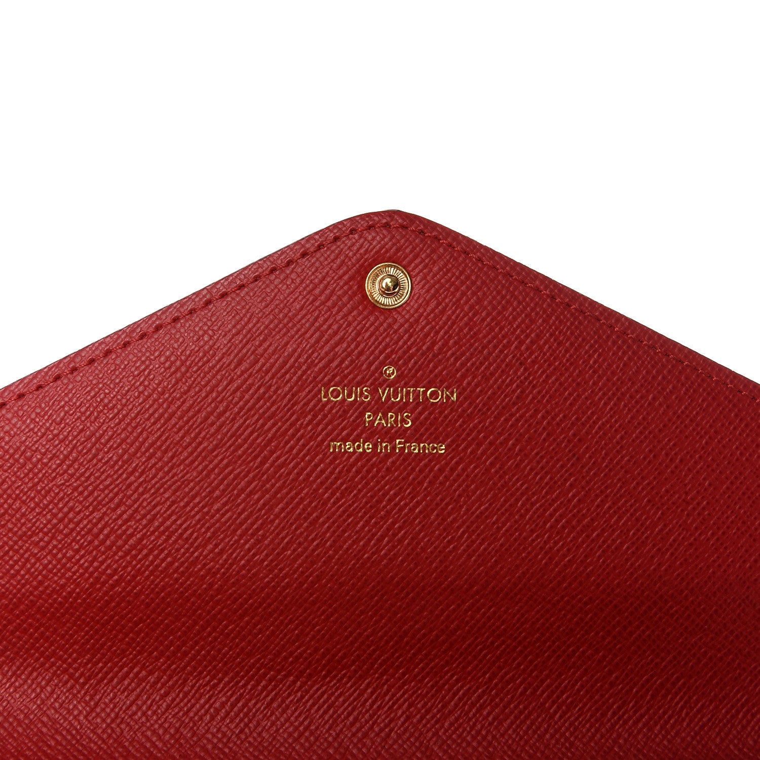 Louis Vuitton Damier Ebene Josephine Wallet Red 8 of 10