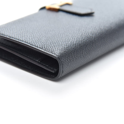 Hermes Epsom Bearn Gusset Wallet Black 7 of 9