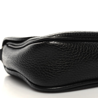 Gucci Pebbled Calfskin Medium Soho Flap Crossbody Black 9 of 10