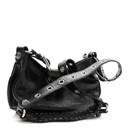 Balenciaga Agneau Arena Le Cagole Shoulder Bag XS Black 3 of 10