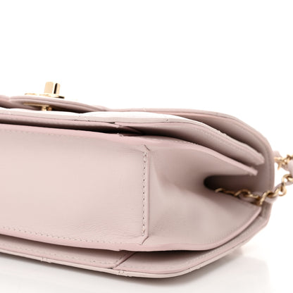 Chanel Calfskin Quilted Coco Lady Flap Light Purple 10 of 11