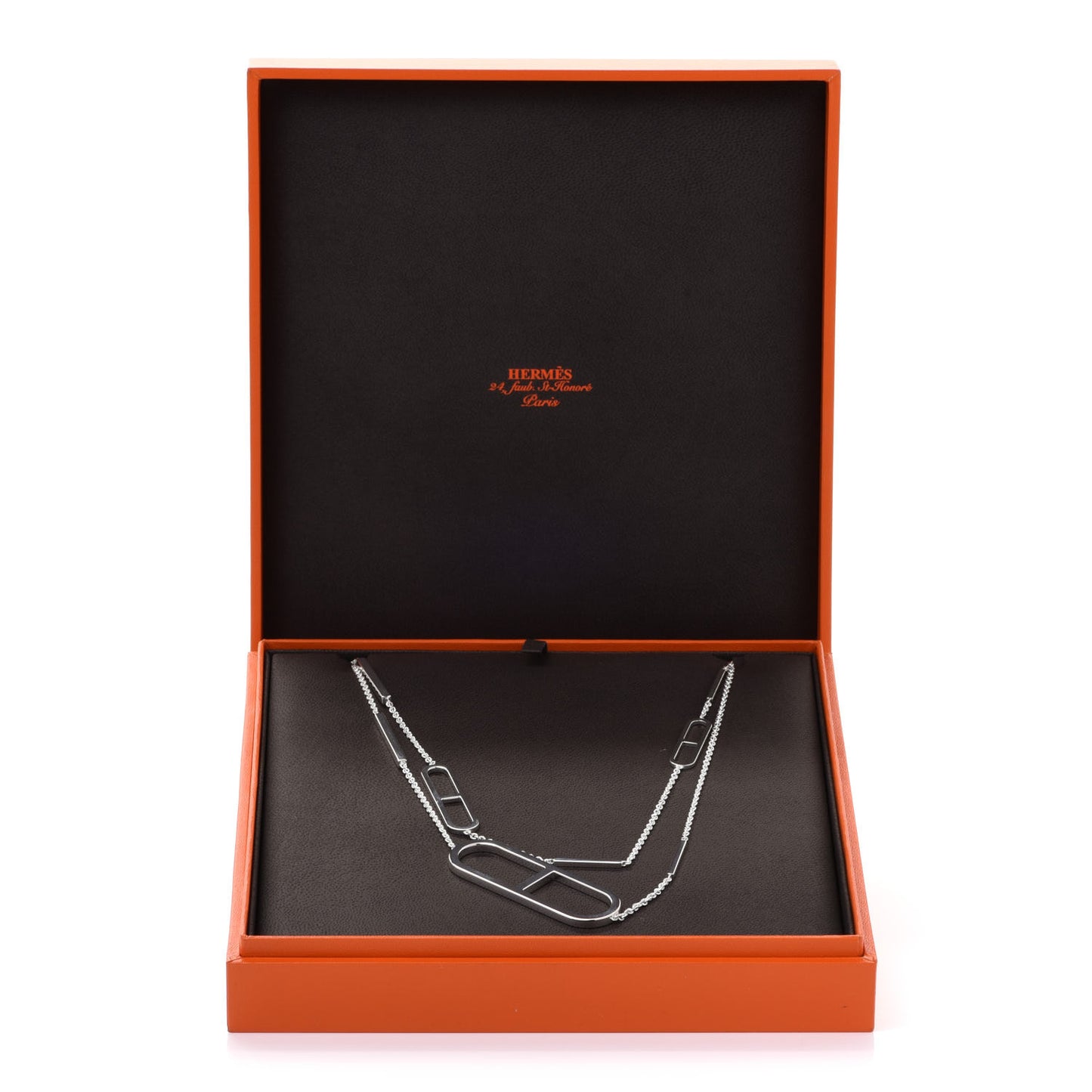 Sterling Silver Ever Chaine d'Ancre Long Necklace 120