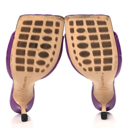 Bottega Veneta Nappa Quilted Rubber Lido Mule Sandals 38.5 Gumdrop 6 of 8