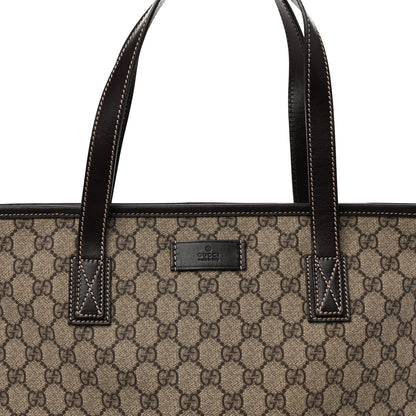 Gucci GG Supreme Monogram Small Joy Tote Dark Brown 8 of 10