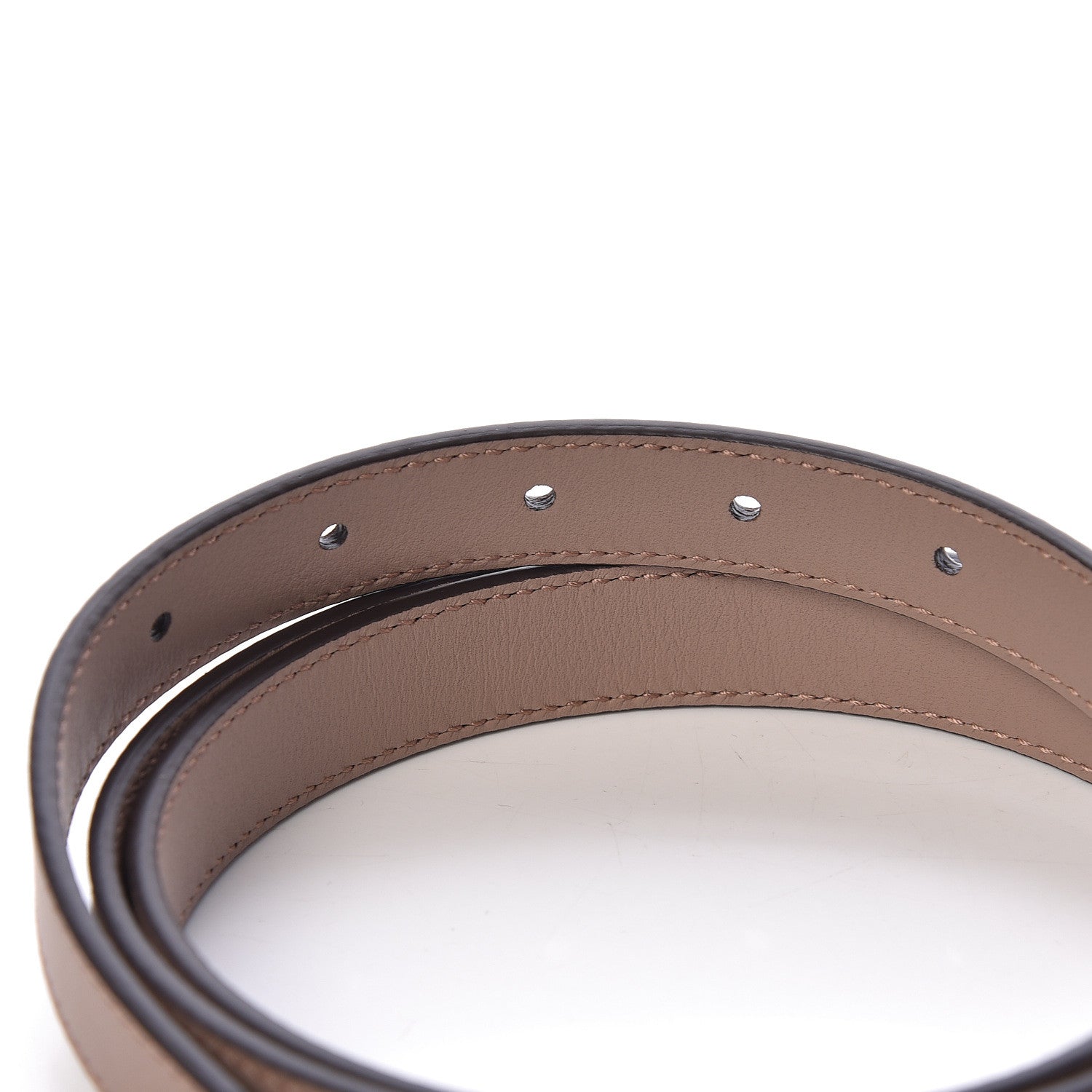 Gucci Calfskin Double G 20mm Belt 100 40 Porcelain Rose 6 of 7