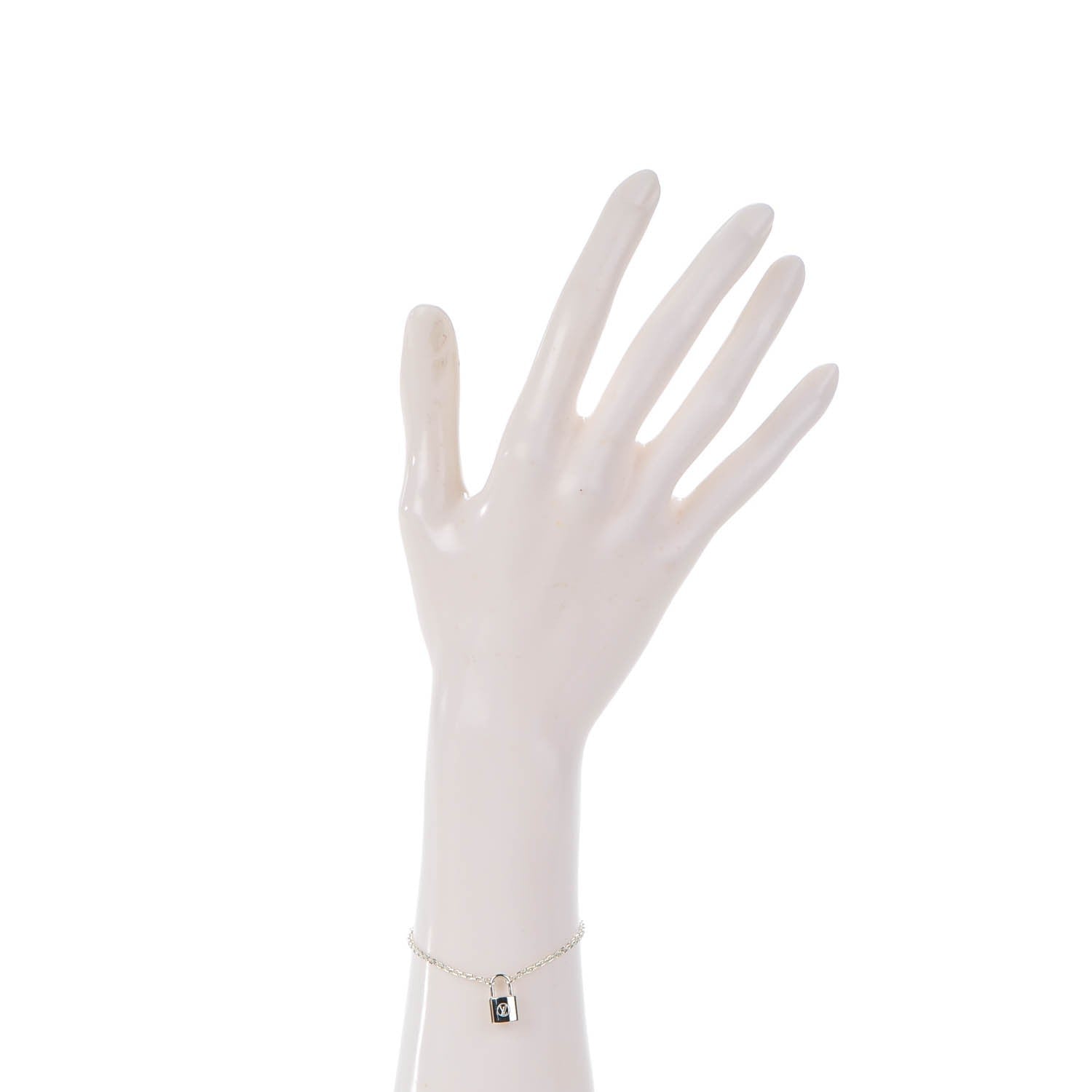 Louis Vuitton Sterling Silver Lockit Bracelet 2 of 5