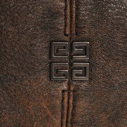 Givenchy Lambskin Tinhan Old Pepe Hobo Brown 5 of 9