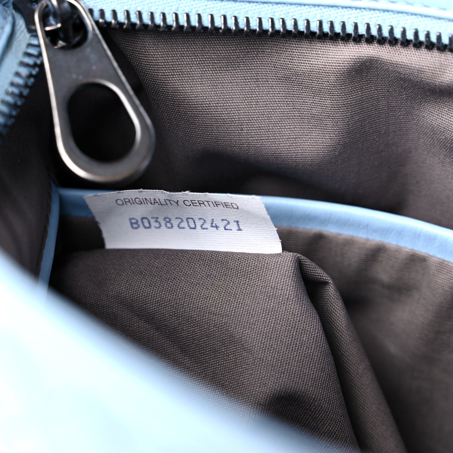 Nappa Intrecciato VN Crossbody Messenger Bag Ciel